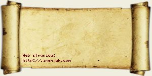 Milana Velinović vizit kartica